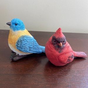 Banberry Design set of a Bluebird and a Cardinal